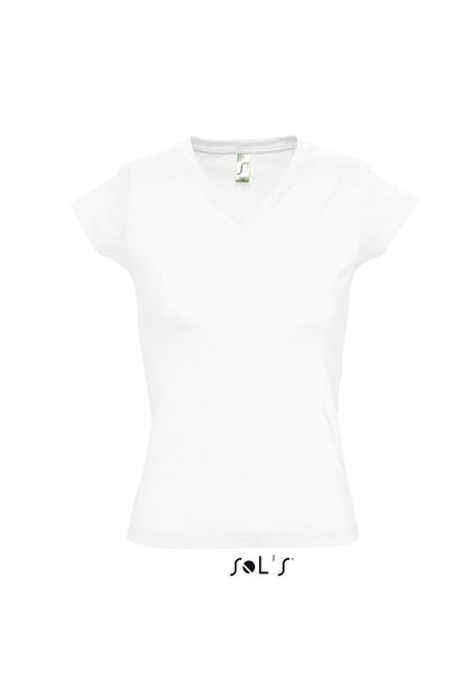SOL'S MOON - WOMEN’S V-NECK T-SHIRT - White - Main