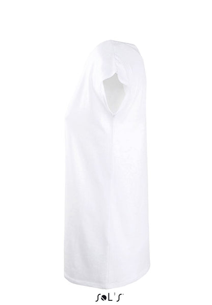 SOL'S MARYLIN - WOMEN’S SHORT SLEEVE LONG KIMONO T-SHIRT - White - Additional