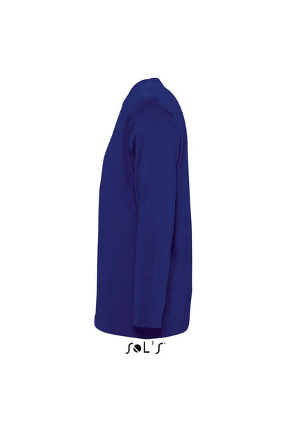 SOL'S MONARCH - MEN'S ROUND COLLAR LONG SLEEVE T-SHIRT - Ultramarine - Additional