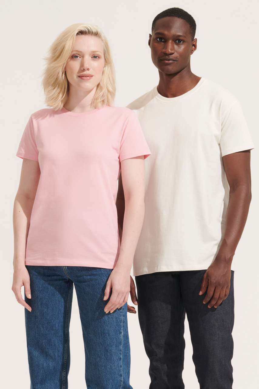 SOL'S  IMPERIAL  WOMEN - ROUND COLLAR T-SHIRT - Deep Black - Additional