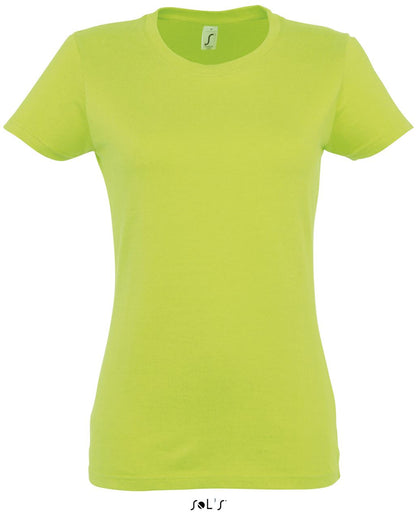 SOL'S  IMPERIAL  WOMEN - ROUND COLLAR T-SHIRT - Apple Green - Main