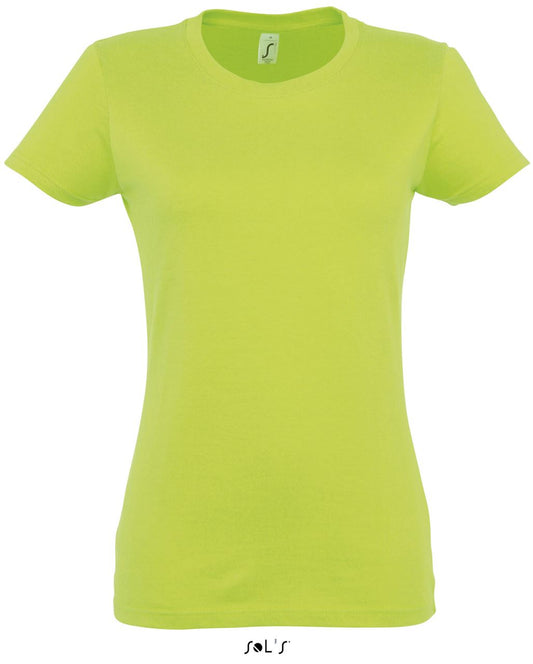 SOL'S  IMPERIAL  WOMEN - ROUND COLLAR T-SHIRT - Apple Green - Main