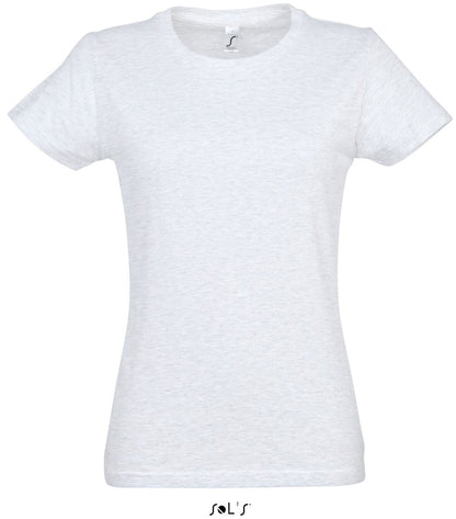 SOL'S  IMPERIAL  WOMEN - ROUND COLLAR T-SHIRT - Ash - Main