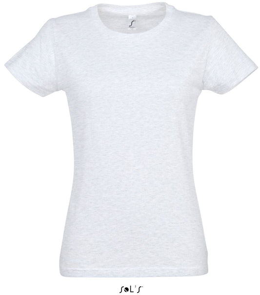 SOL'S  IMPERIAL  WOMEN - ROUND COLLAR T-SHIRT - Ash - Main