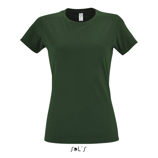SOL'S  IMPERIAL  WOMEN - ROUND COLLAR T-SHIRT - Bottle Green - Main