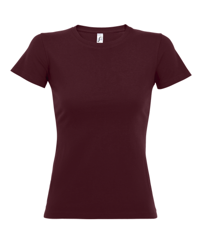 SOL'S  IMPERIAL  WOMEN - ROUND COLLAR T-SHIRT - Burgundy - Main