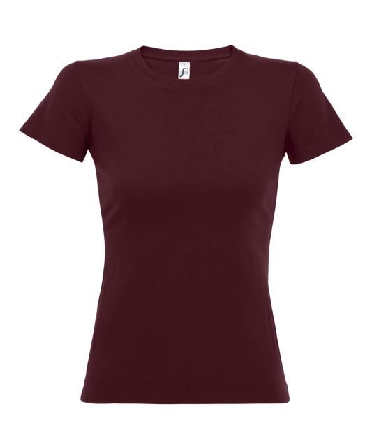 SOL'S  IMPERIAL  WOMEN - ROUND COLLAR T-SHIRT - Burgundy - Main