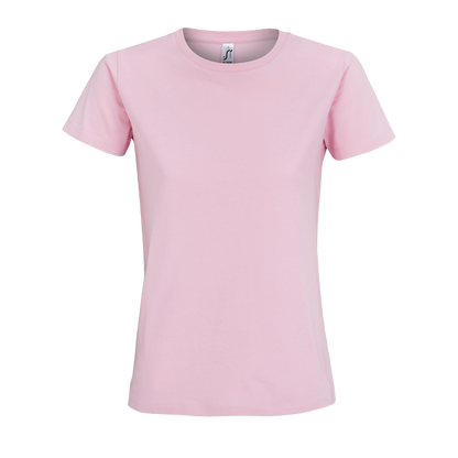SOL'S  IMPERIAL  WOMEN - ROUND COLLAR T-SHIRT - Candy Pink - Main