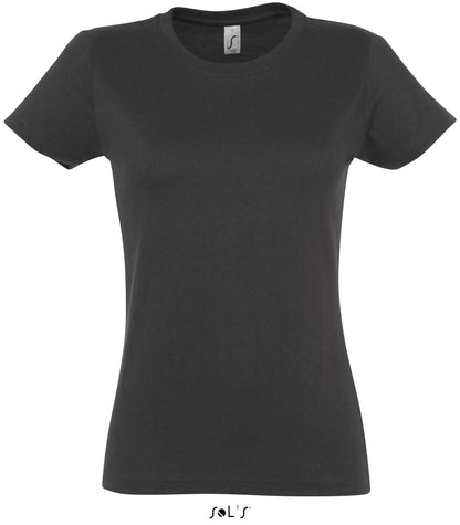 SOL'S  IMPERIAL  WOMEN - ROUND COLLAR T-SHIRT - Dark Grey - Main