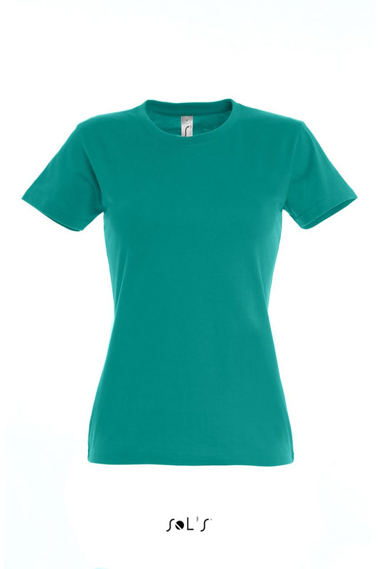 SOL'S  IMPERIAL  WOMEN - ROUND COLLAR T-SHIRT - Emerald - Main