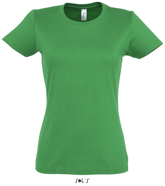 SOL'S  IMPERIAL  WOMEN - ROUND COLLAR T-SHIRT - Kelly Green - Main