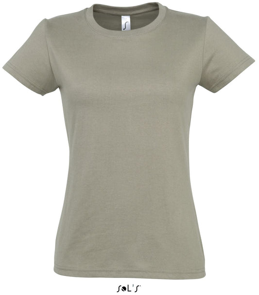 SOL'S  IMPERIAL  WOMEN - ROUND COLLAR T-SHIRT - Khaki - Main