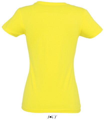 SOL'S  IMPERIAL  WOMEN - ROUND COLLAR T-SHIRT - Lemon - Additional