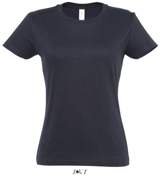 SOL'S  IMPERIAL  WOMEN - ROUND COLLAR T-SHIRT - Navy - Main