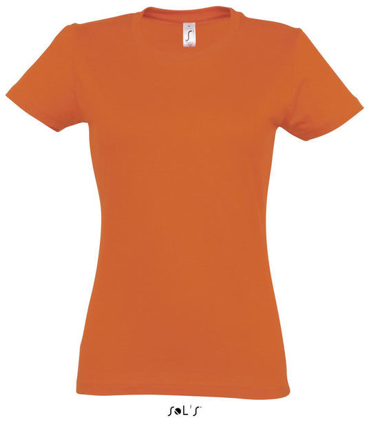 SOL'S  IMPERIAL  WOMEN - ROUND COLLAR T-SHIRT - Orange - Main