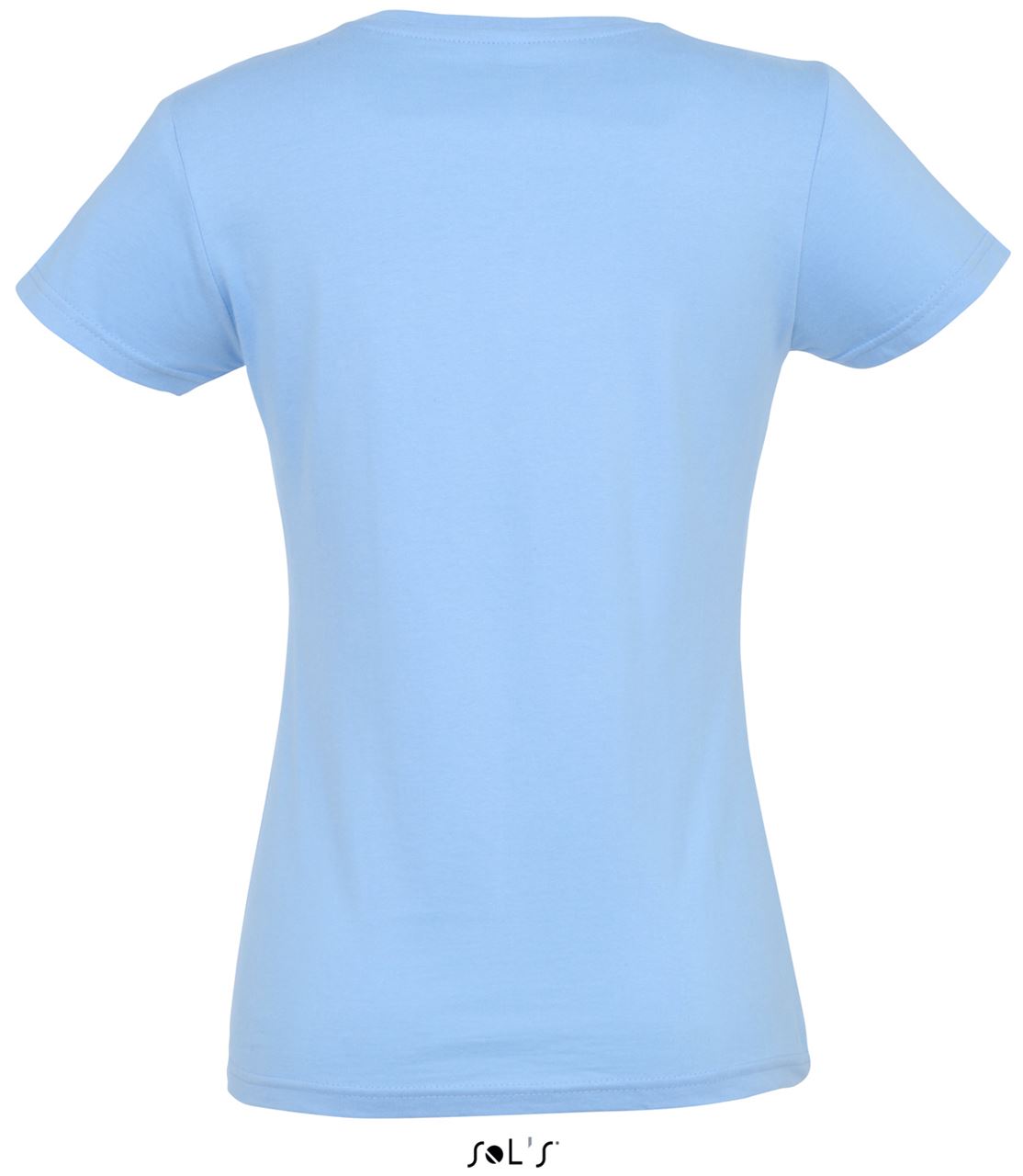SOL'S  IMPERIAL  WOMEN - ROUND COLLAR T-SHIRT - Sky Blue - Additional