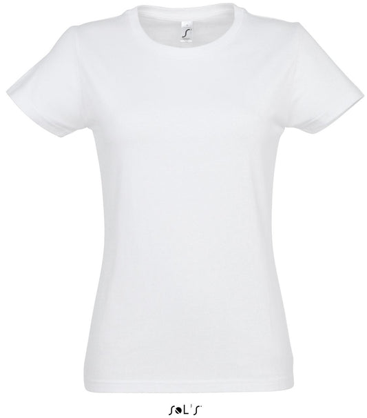 SOL'S  IMPERIAL  WOMEN - ROUND COLLAR T-SHIRT - White - Main