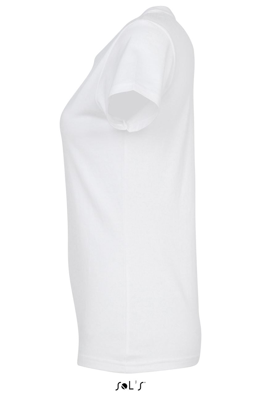 SOL'S  IMPERIAL  WOMEN - ROUND COLLAR T-SHIRT - White - Additional