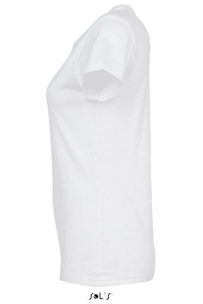 SOL'S  IMPERIAL  WOMEN - ROUND COLLAR T-SHIRT - White - Additional
