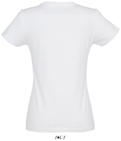 SOL'S  IMPERIAL  WOMEN - ROUND COLLAR T-SHIRT - White - Additional