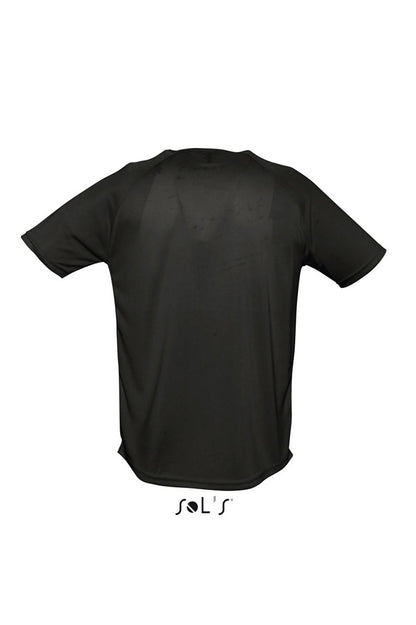 SOL'S SPORTY - RAGLAN SLEEVED T-SHIRT - Black - Additional