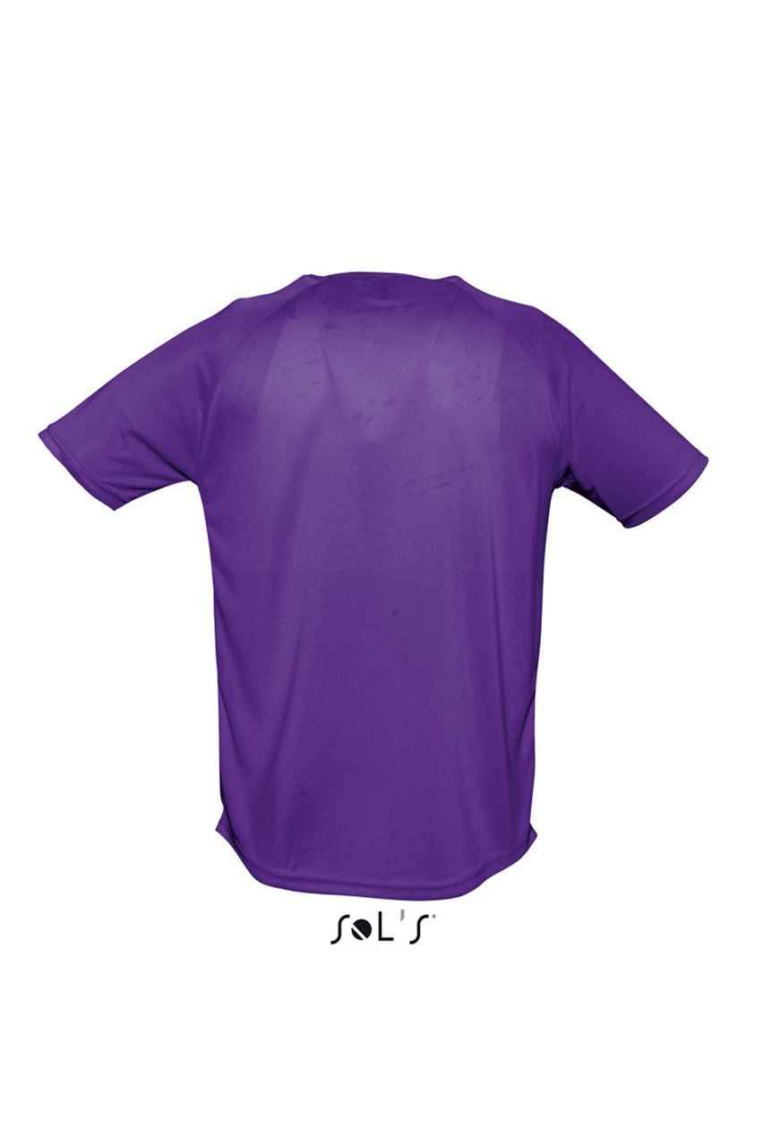 SOL'S SPORTY - RAGLAN SLEEVED T-SHIRT - Dark Purple - Additional