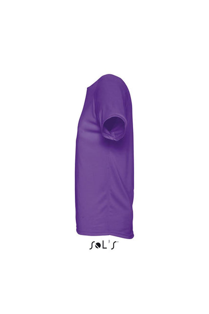 SOL'S SPORTY - RAGLAN SLEEVED T-SHIRT - Dark Purple - Additional