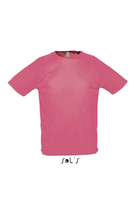 SOL'S SPORTY - RAGLAN SLEEVED T-SHIRT - Neon Coral - Main