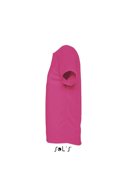 SOL'S SPORTY - RAGLAN SLEEVED T-SHIRT - Neon Pink 2 - Additional