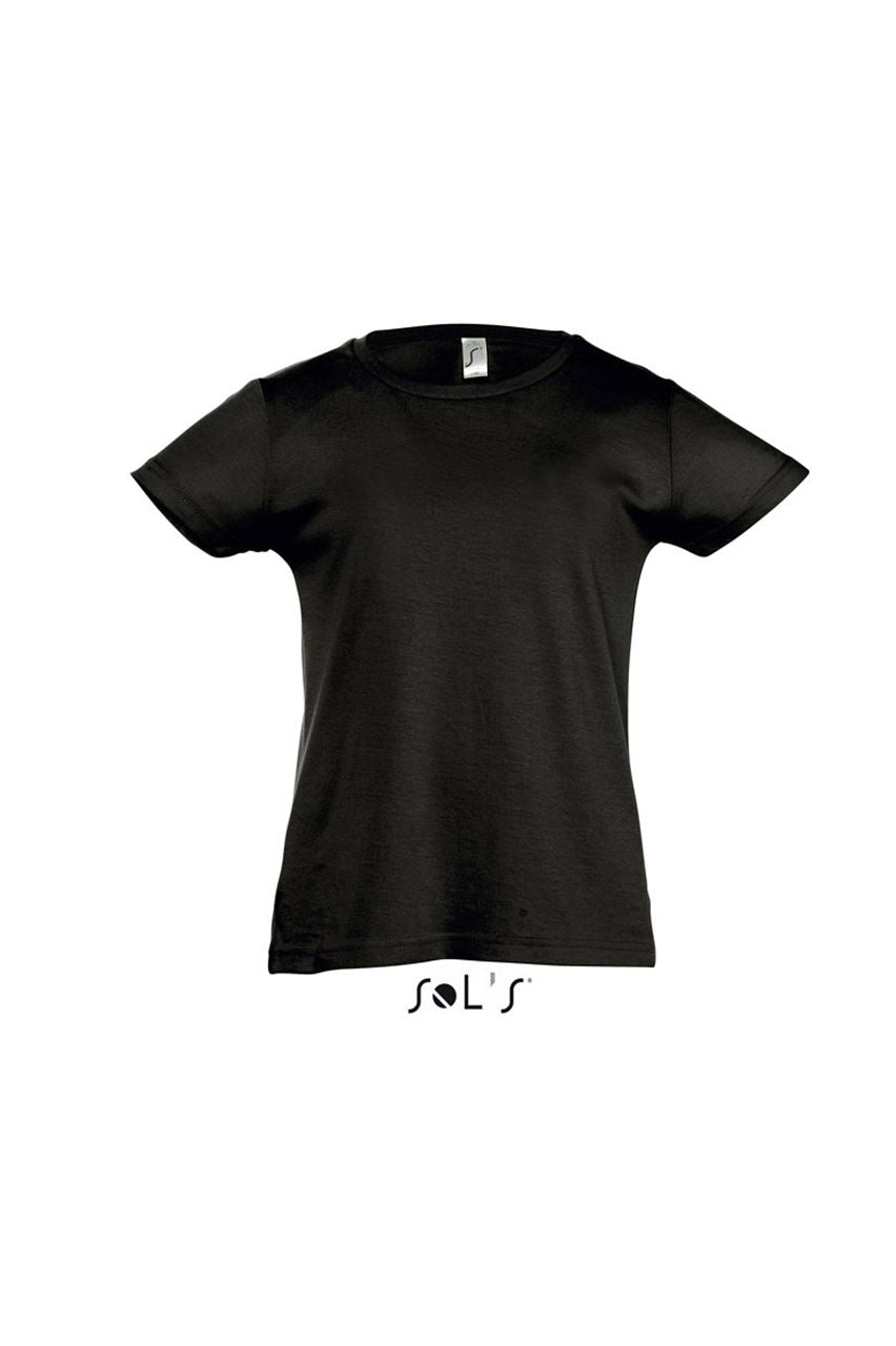 SOL'S CHERRY - GIRLS' T-SHIRT - Deep Black - Main