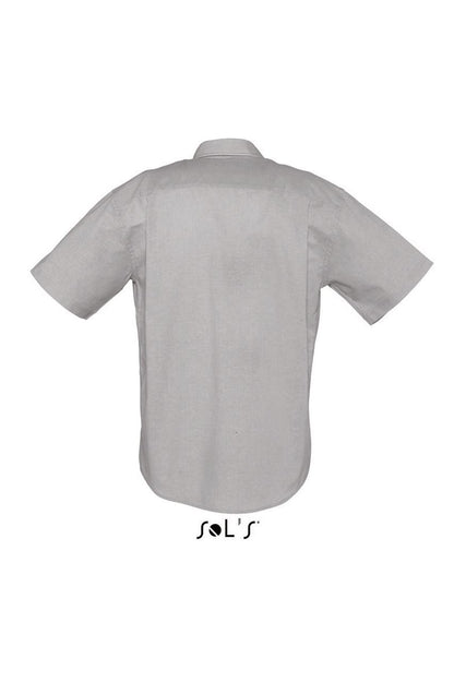 SOL'S BRISBANE - SHORT SLEEVE OXFORD MEN'S SHIRT - Silver - Additional
