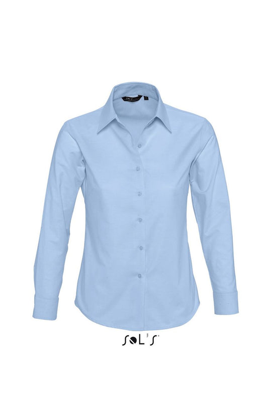SOL'S EMBASSY - LONG SLEEVE OXFORD WOMEN'S SHIRT - Sky Blue - Main