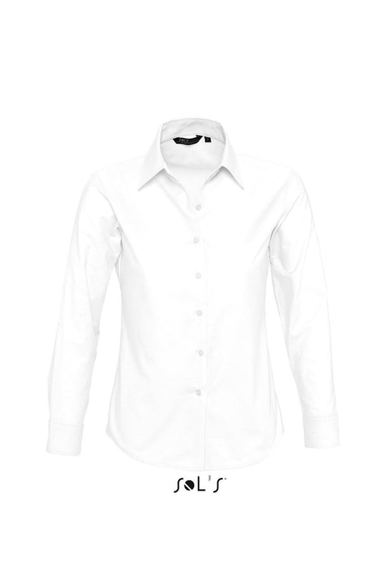 SOL'S EMBASSY - LONG SLEEVE OXFORD WOMEN'S SHIRT - White - Main