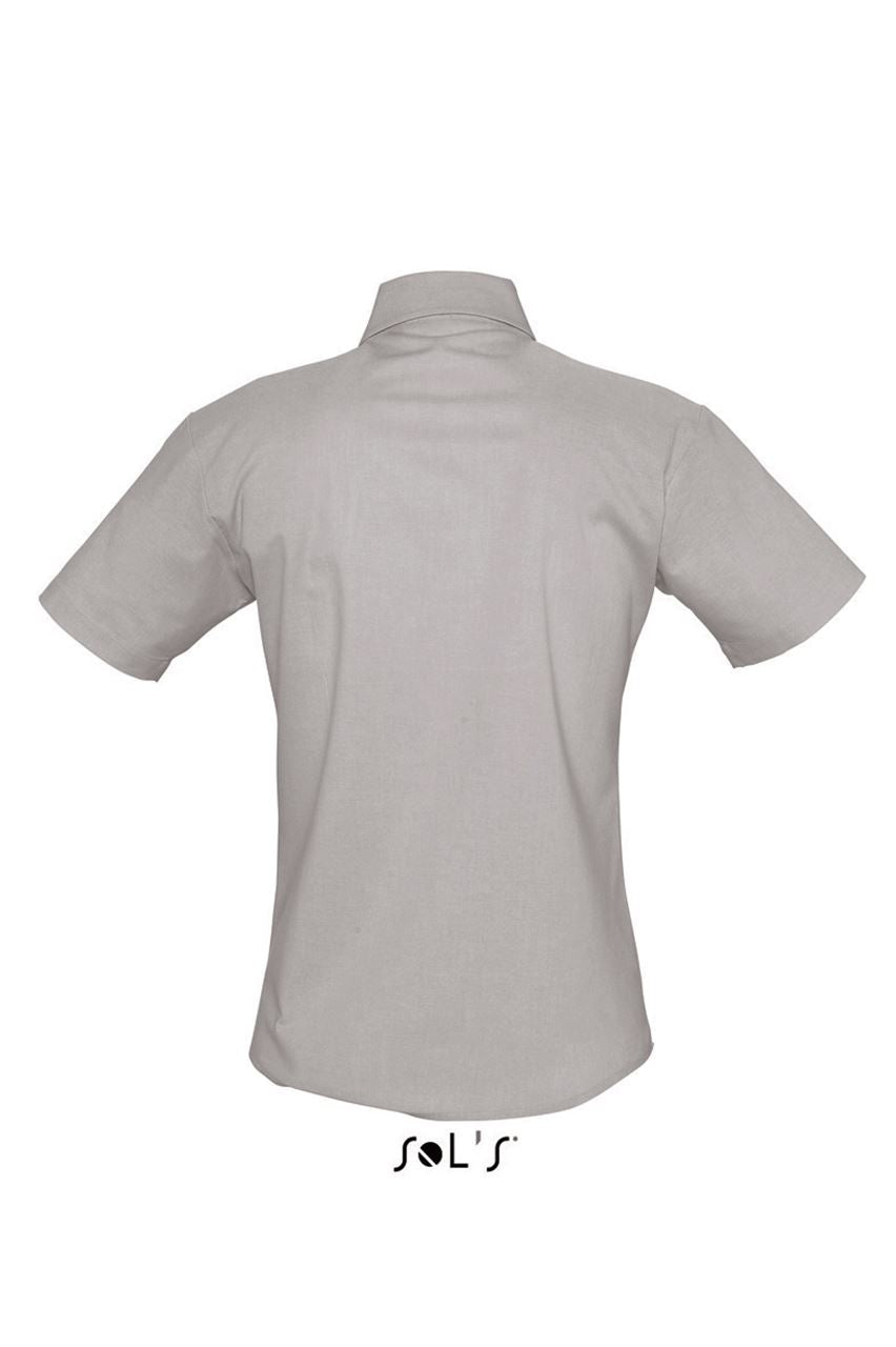 SOL'S ELITE - SHORT SLEEVE OXFORD WOMEN'S SHIRT - Silver - Additional