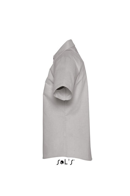 SOL'S ELITE - SHORT SLEEVE OXFORD WOMEN'S SHIRT - Silver - Additional