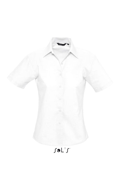 SOL'S ELITE - SHORT SLEEVE OXFORD WOMEN'S SHIRT - White - Main