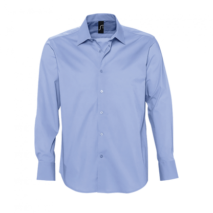 SOL'S BRIGHTON - LONG SLEEVE STRETCH MEN'S SHIRT - Bright Sky - Additional