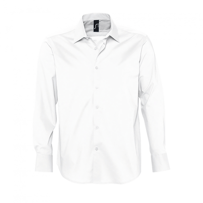 SOL'S BRIGHTON - LONG SLEEVE STRETCH MEN'S SHIRT - White - Additional