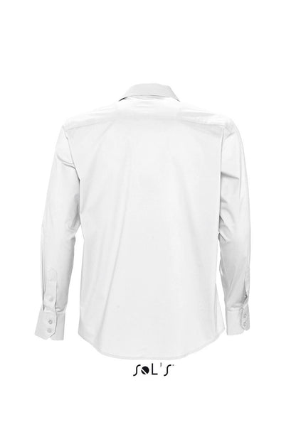 SOL'S BRIGHTON - LONG SLEEVE STRETCH MEN'S SHIRT - White - Additional