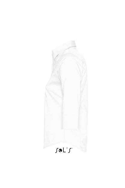 SOL'S EFFECT - 3/4 SLEEVE STRETCH WOMEN'S SHIRT - White - Additional