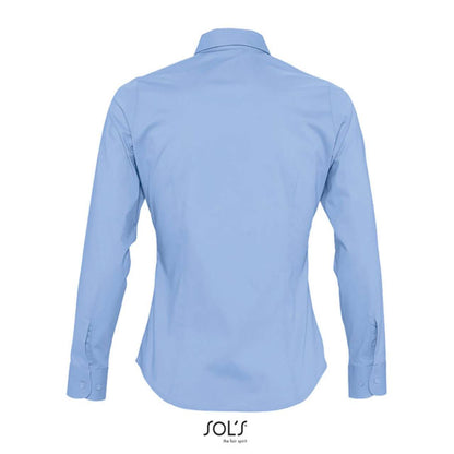 SOL'S EDEN - LONG SLEEVE STRETCH WOMEN'S SHIRT - Bright Sky - Additional