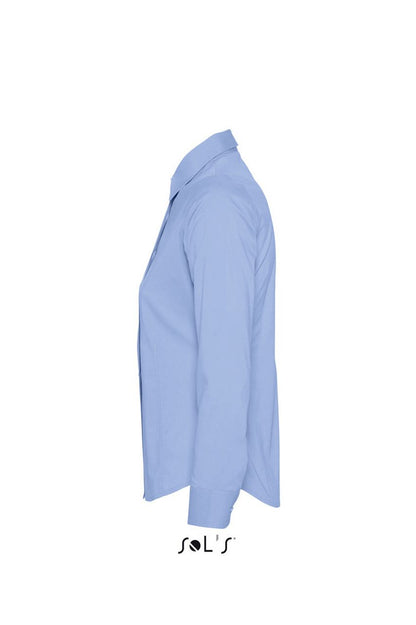 SOL'S EDEN - LONG SLEEVE STRETCH WOMEN'S SHIRT - Bright Sky - Additional