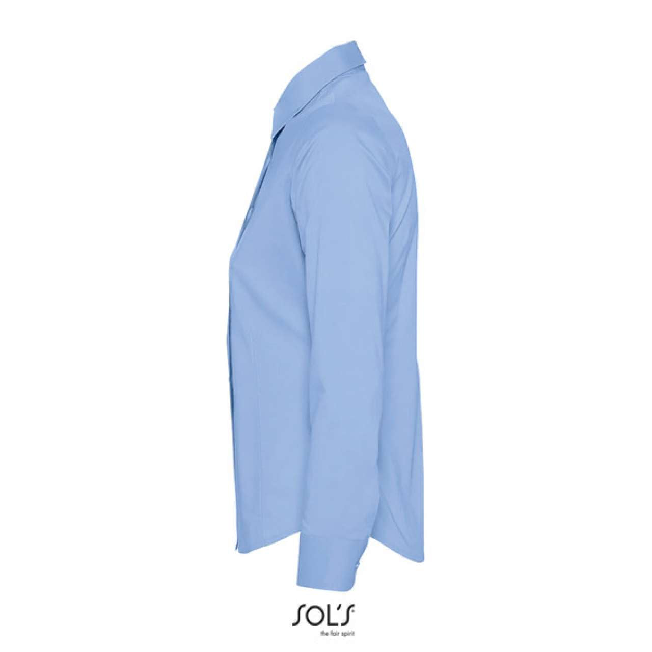 SOL'S EDEN - LONG SLEEVE STRETCH WOMEN'S SHIRT - Bright Sky - Additional
