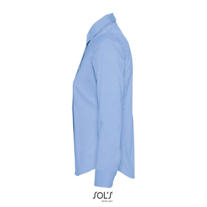 SOL'S EDEN - LONG SLEEVE STRETCH WOMEN'S SHIRT - Bright Sky - Additional