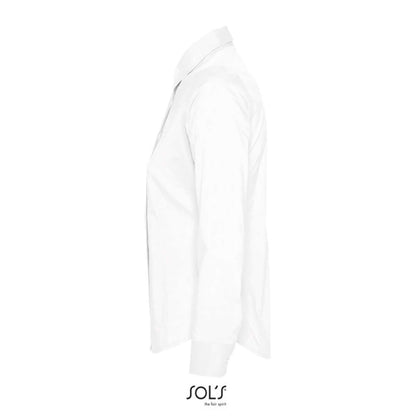 SOL'S EDEN - LONG SLEEVE STRETCH WOMEN'S SHIRT - White - Additional
