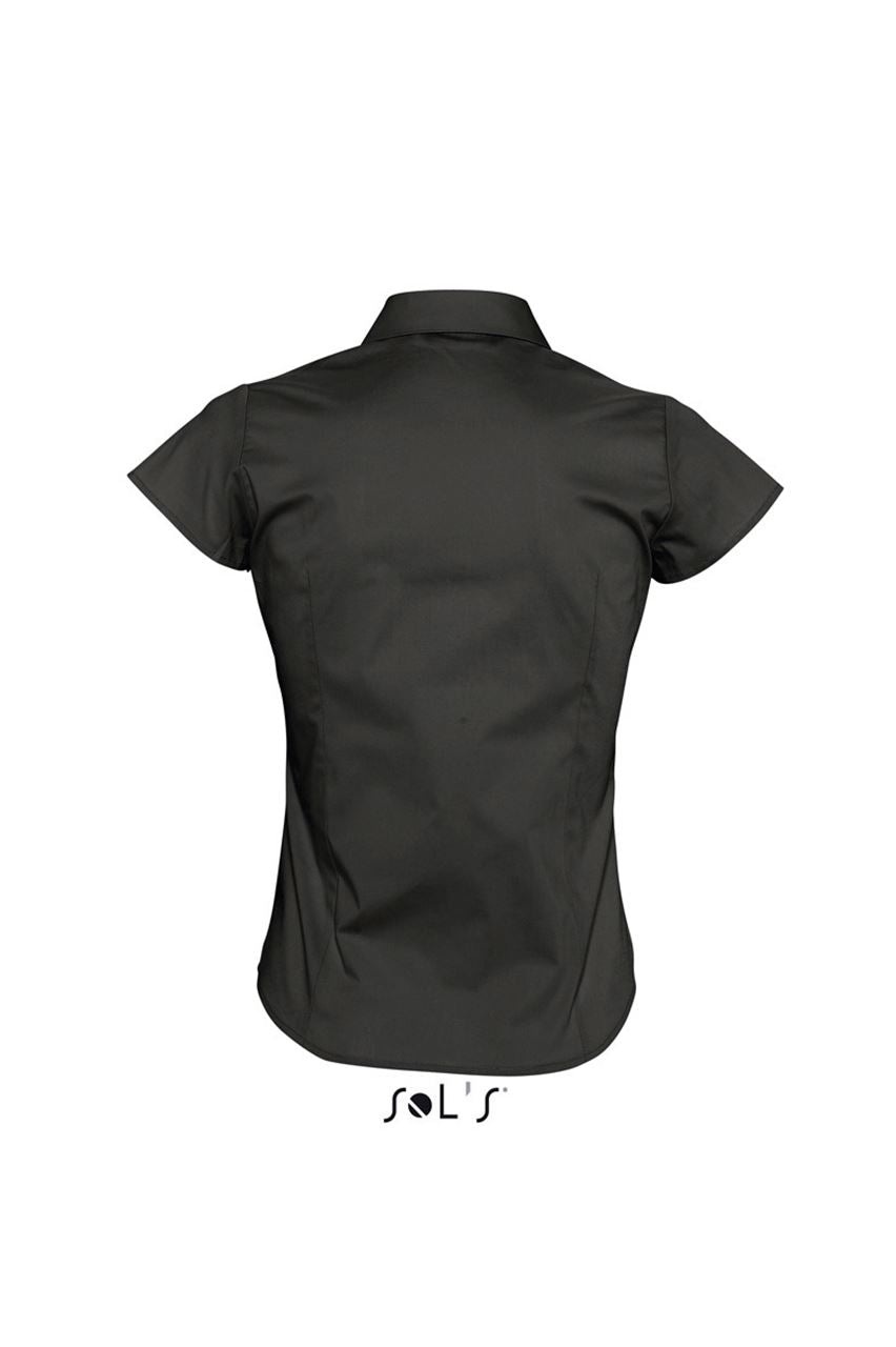 SOL'S EXCESS - SHORT SLEEVE STRETCH WOMEN'S SHIRT - Black - Additional
