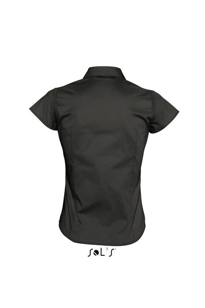 SOL'S EXCESS - SHORT SLEEVE STRETCH WOMEN'S SHIRT - Black - Additional