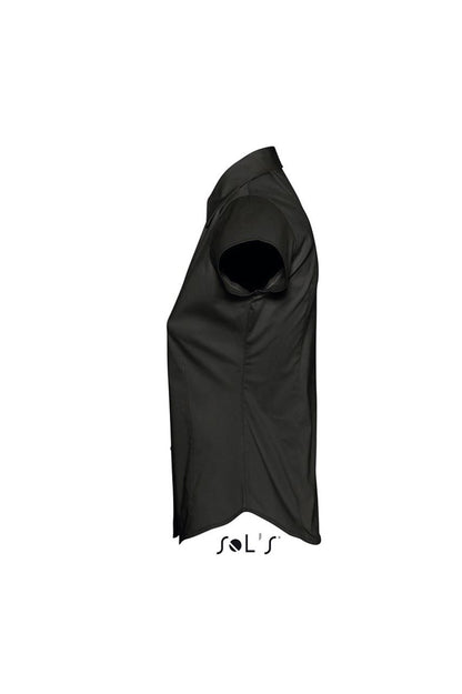 SOL'S EXCESS - SHORT SLEEVE STRETCH WOMEN'S SHIRT - Black - Additional