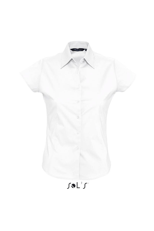 SOL'S EXCESS - SHORT SLEEVE STRETCH WOMEN'S SHIRT - White - Main