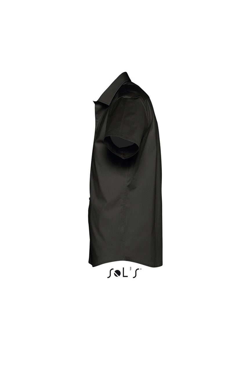 SOL'S BROADWAY - SHORT SLEEVE STRETCH MEN'S SHIRT - Black - Additional